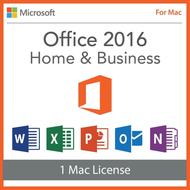 Mlicenses Office 2016 Home and Business For Mac